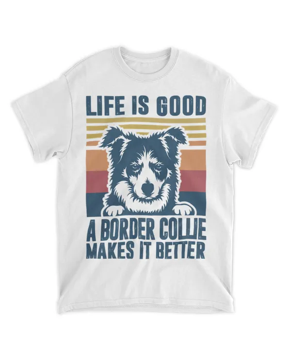 Border Collie Gifts For Women Men Dog Mom Dad Border Collie Pullover Hoodie