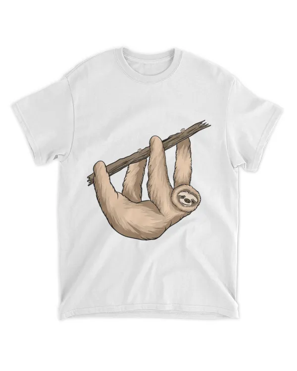 Cute Sloth Cartoon Shirt (4)