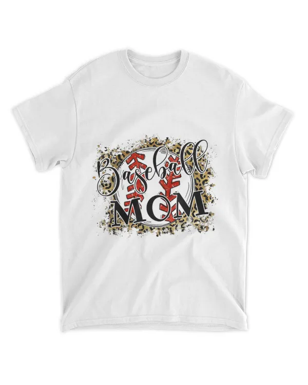 women baseball mom leopard 2cheering mor of boy