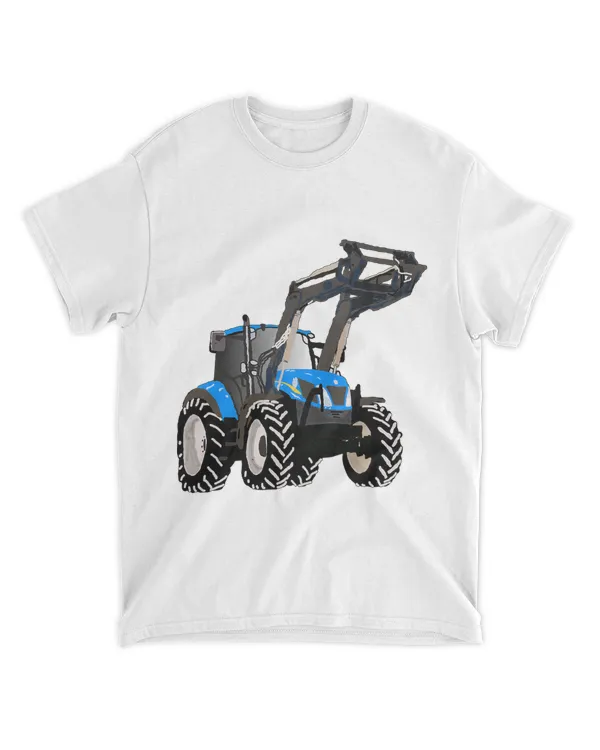 Cool Blue tractor With Front Loader For Farmers 2