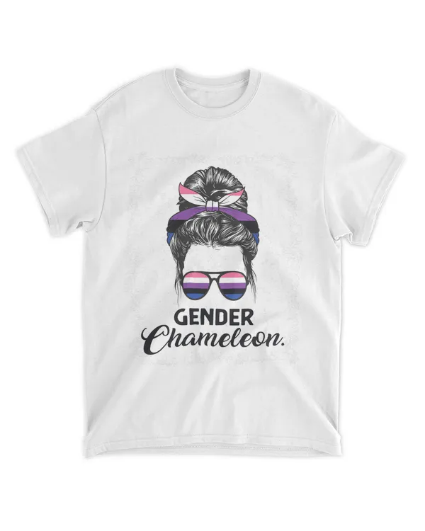 Gender Fluid Pride Flag Gender Chameleon Funny Genderfluid