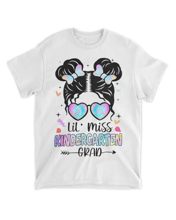 Little Miss Kindergarten Grad Graduation Graduated Girls Kid