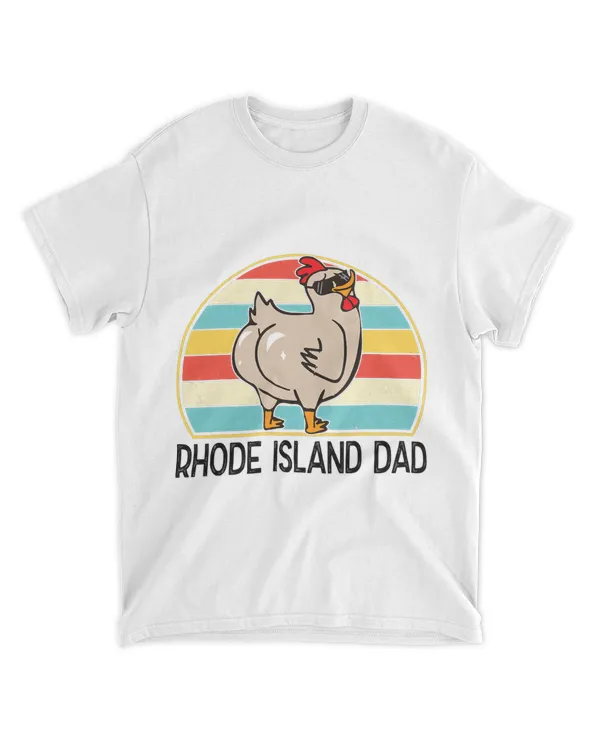 Mens Rhode Island Chicken Dad. Rhode Island Chicken Dad for Men