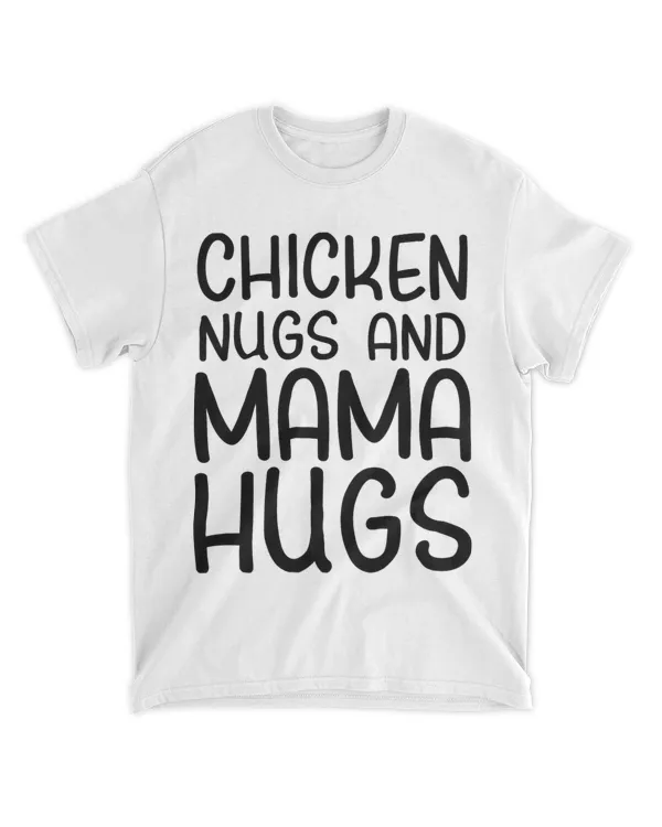 Funny Chicken Nugs and Mama Hugs for Nuggets Print