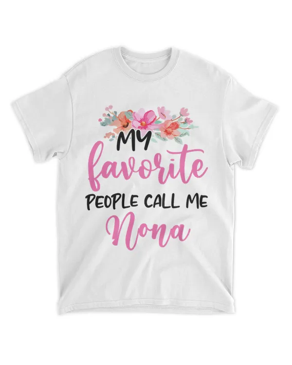My Favorite People Call Me Nona Flower Mothers Day