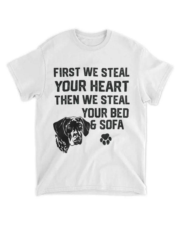 Shorthaired Pointer Steal Your Heart Steal Your Bed sofa2