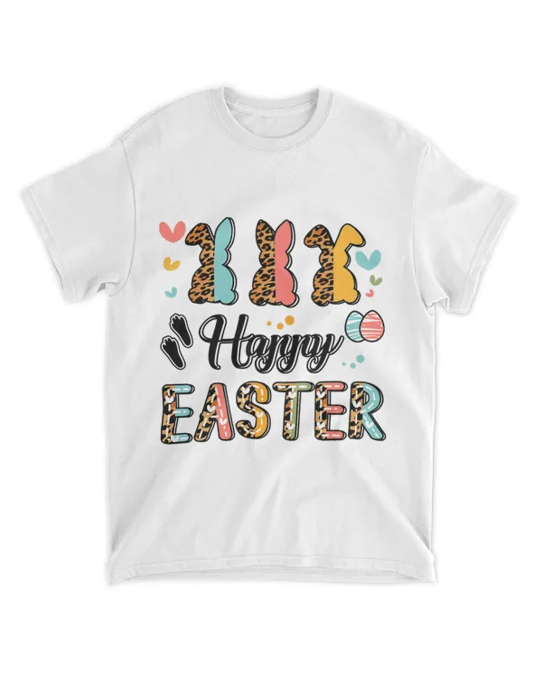 western country cute leopard bunnies happy easter 2