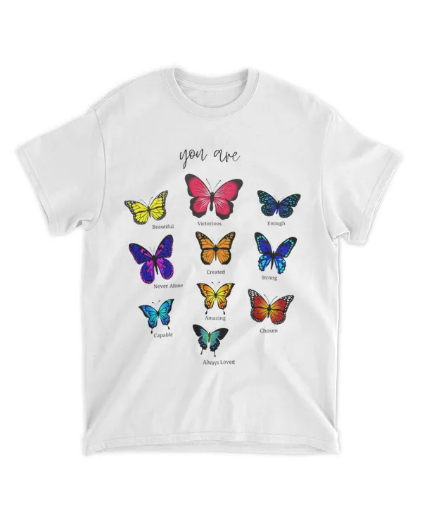 You are beautiful and always loved butterfly women gift