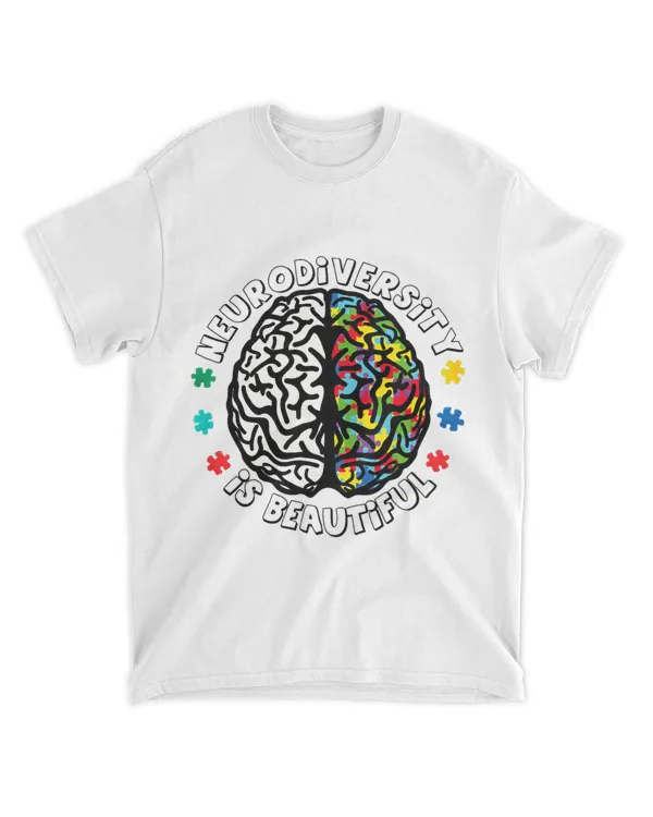 ADHD Autism Awareness Neurodiversity is Beautiful