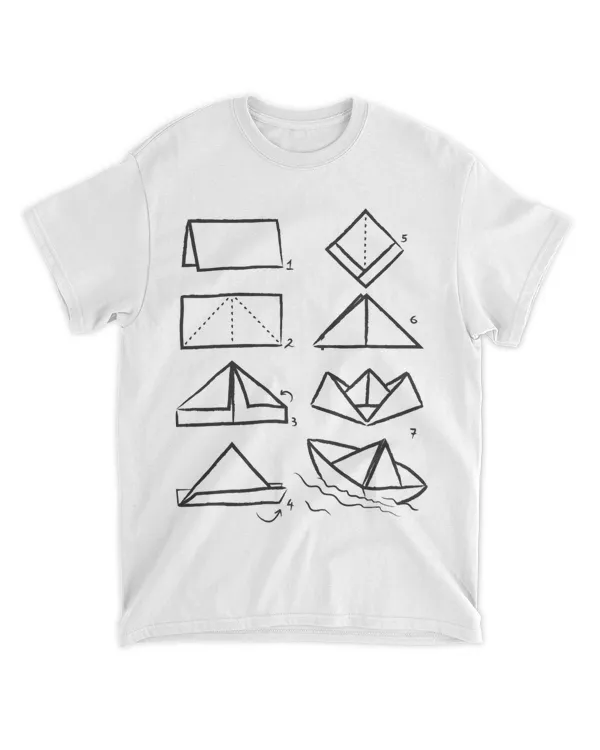 Paper ships folding origami paper boat