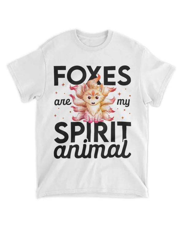 Foxes Are My Spirit Animal Funny Fox Lover Cute