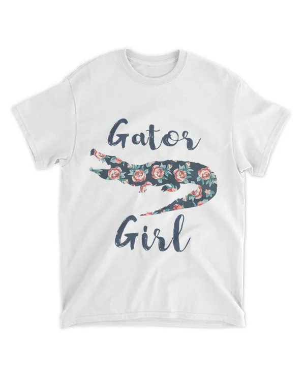 Gator Girl Shirt Funny Alligator Gifts for Kids Crocodile