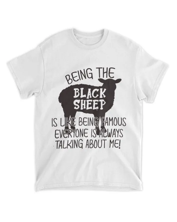 being 2black sheep is like being famous everyone