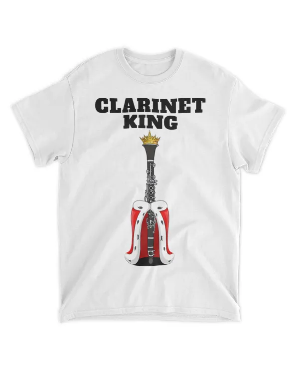 Clarinet King 2Mens Clarinet Tshirt 2Boys Clarinet Player