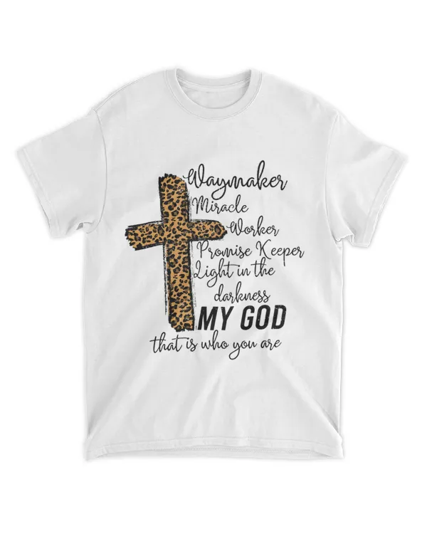 Jesus Cross Way Maker Miracle Worker Christian Religious God