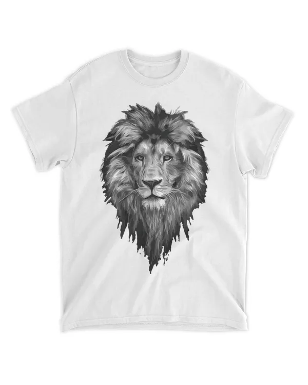 Lions head pierces the middle of the chest cool.