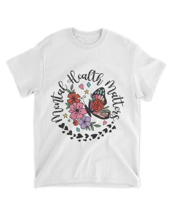 Mental Health Matters Mental Health Awareness Butterfly