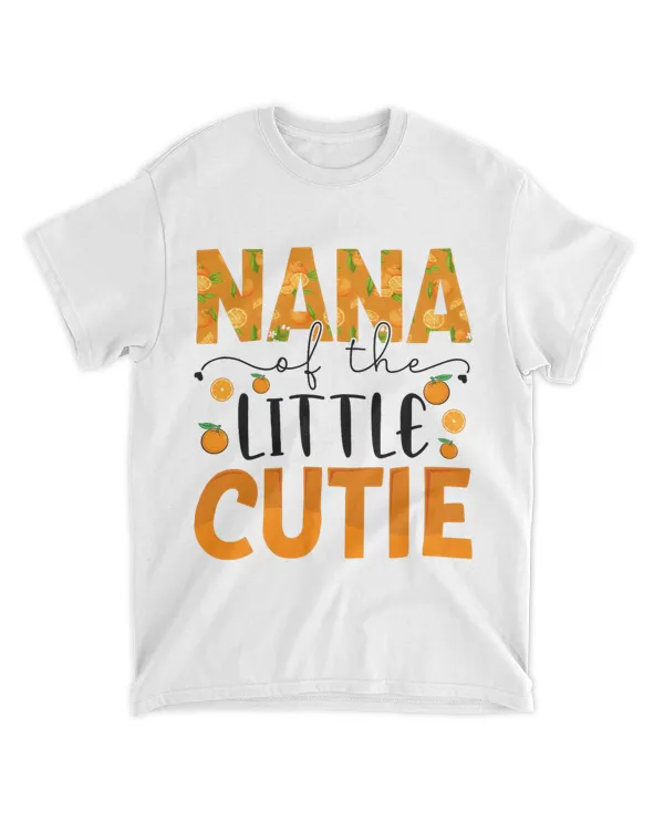 Nana Little Cutie Baby Shower Orange 1st Birthday Party