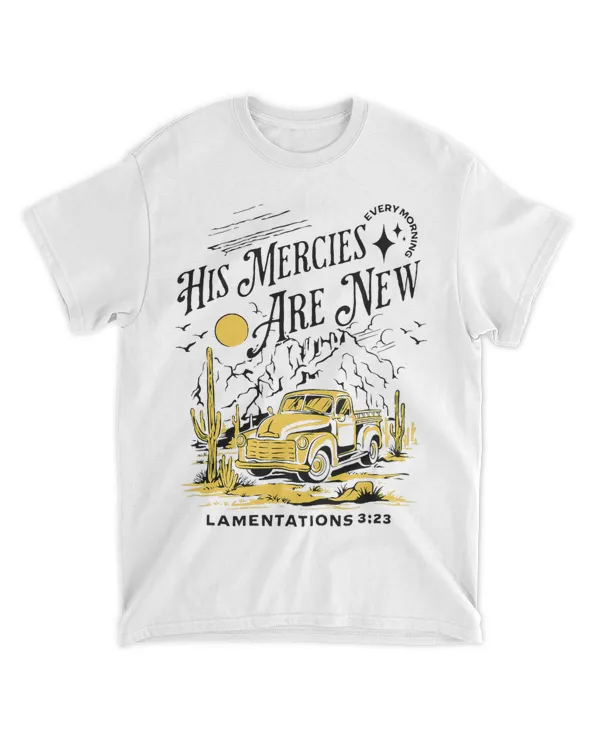 Retro Christian Truck His Mercies Are New Every Morning