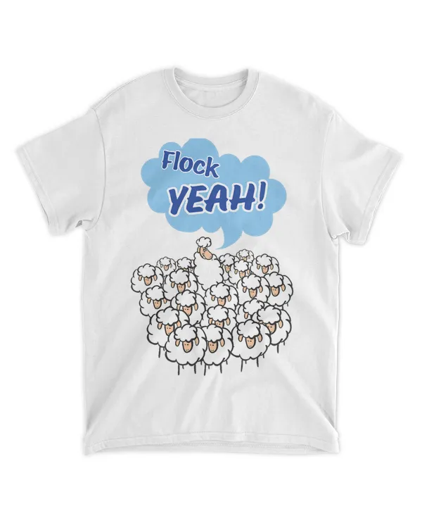 Flock Yeah Flock of sheep lambs funny