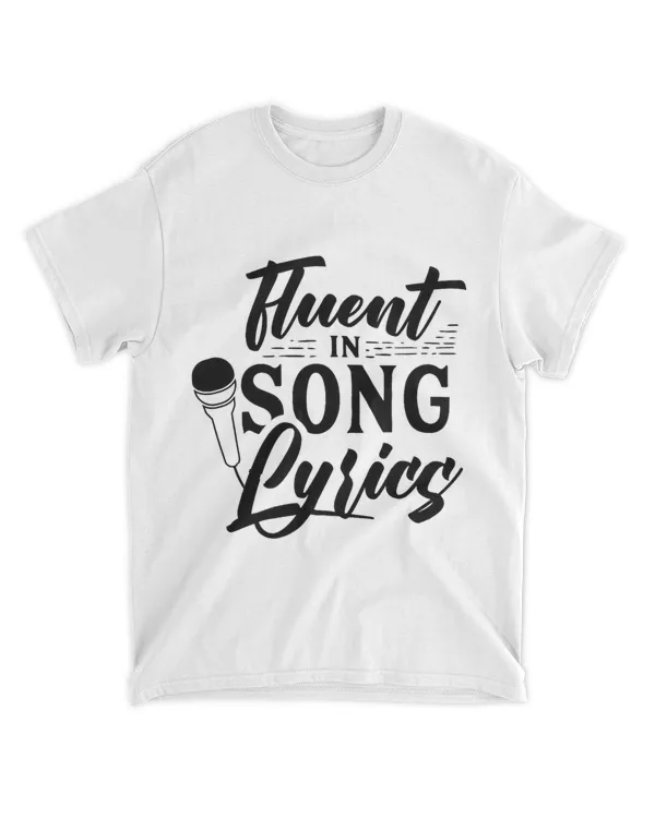 Fluent in song lyrics Singer Choir Karaoke Singing
