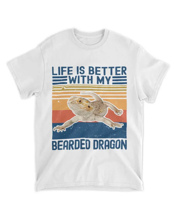 Funny Life Is Better With My Bearded Dragon for Lizard Lover