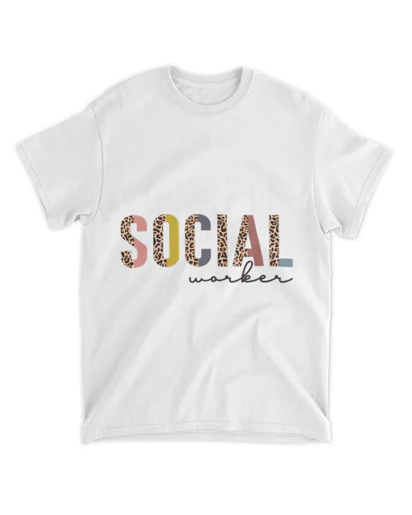 Womens Womens Social Worker Tee and Gift For Social Worker Month
