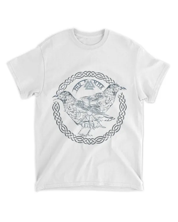 Huginn 2Muninn Crow Raven Viking Nordic Norse Mythology