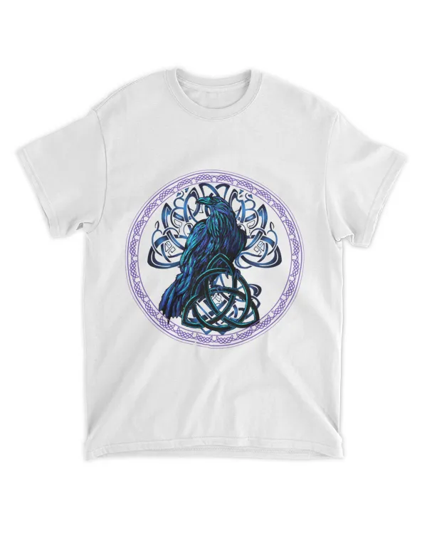 Odin Ravens Huginn And Muninn Vegvisir Viking Crow Myth
