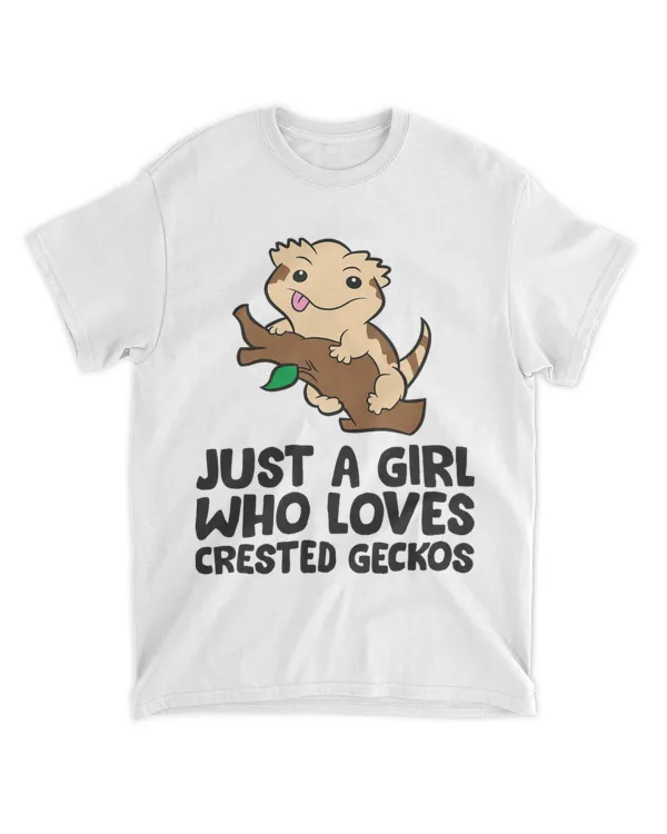 Funny Crested Gecko Just a Girl Who Loves Crested Geckos