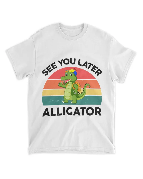 Funny Gator Crocodile See You Later Alligator Toddler Kids