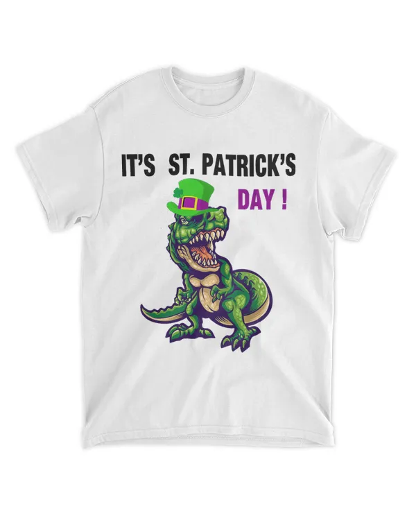 Funny T Rex Dinosaur St. Patricks Day Boys Gift