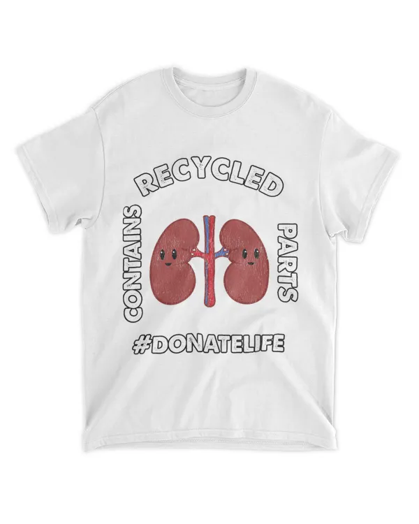 Kidney recipient carrying recycled parts proudly