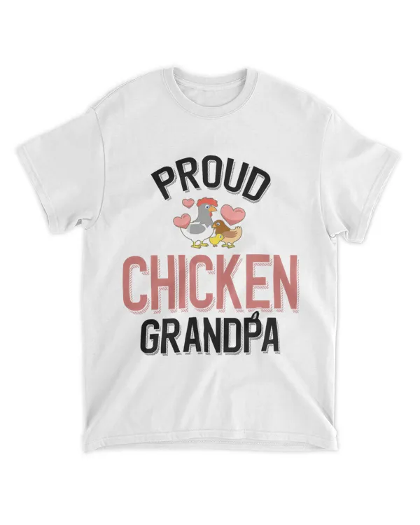Mens Cute Chicken Grandpa