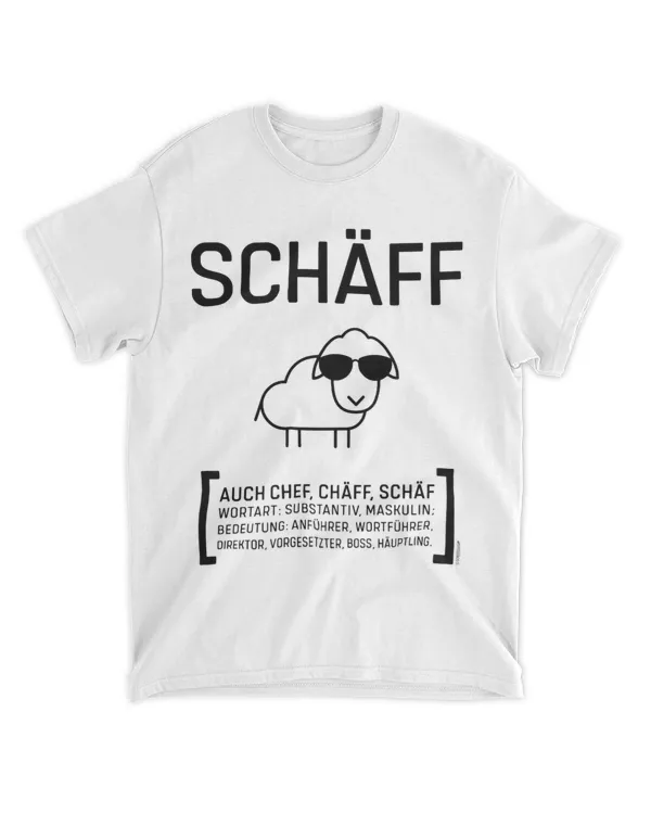 Mens Schäff Chef Funny Saying Sheep Sunglasses