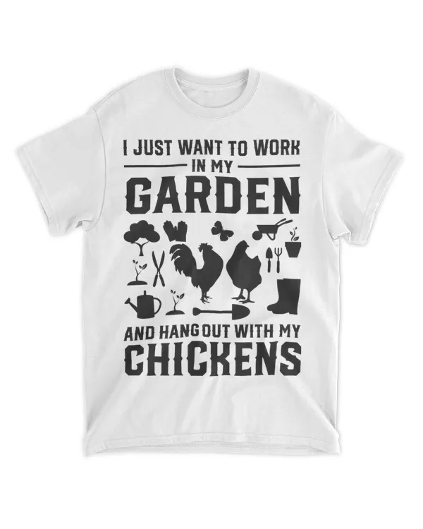 Funny Chicken Owner Gardening Lover Homestead Gardener Joke 26