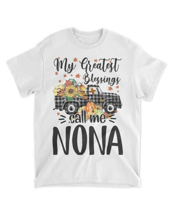 My Greatest Blessings Call Me Nona Truck Pumpkin