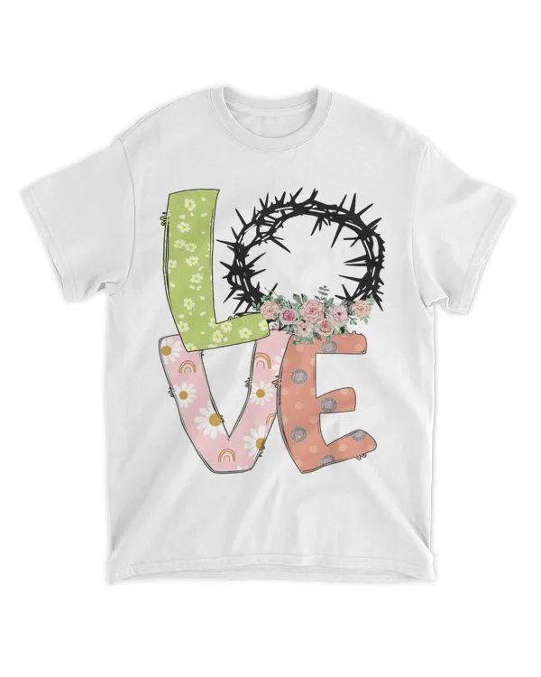 Love Easter Leopard Floral Plaid Christian Jesus