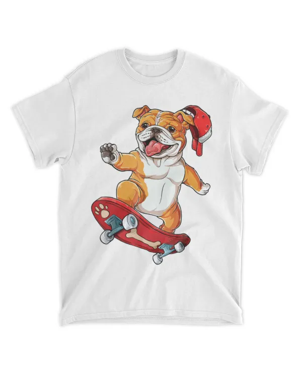English Bulldog Skateboard 2