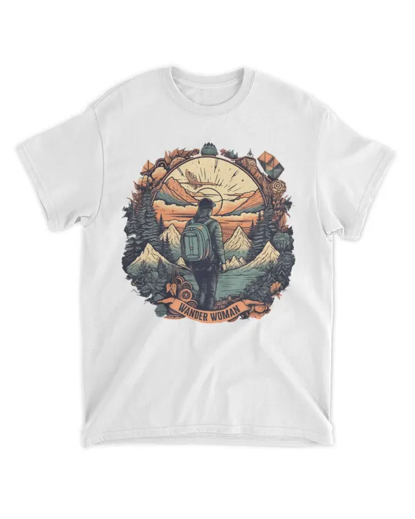 Hiking ( Hiking Trails ) - Wander Woman - T-shirt