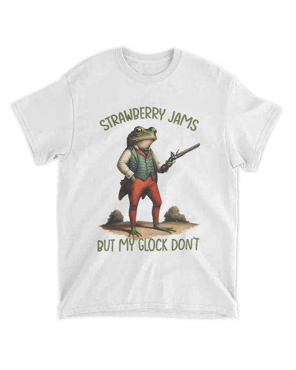 Vintage Strawberry Jams But My Glock Dont Teebliss