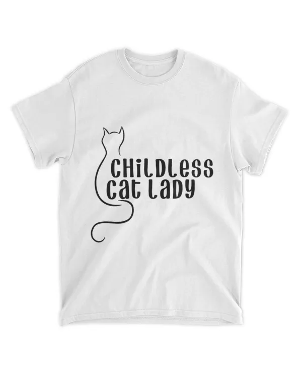 Childless Cat Lady Tshirt 2024 Election Political Shirt Proud Childless Cat Lady Tee Cat Ladies Vote Cat Ladies For Kamala Vote Blue (1)