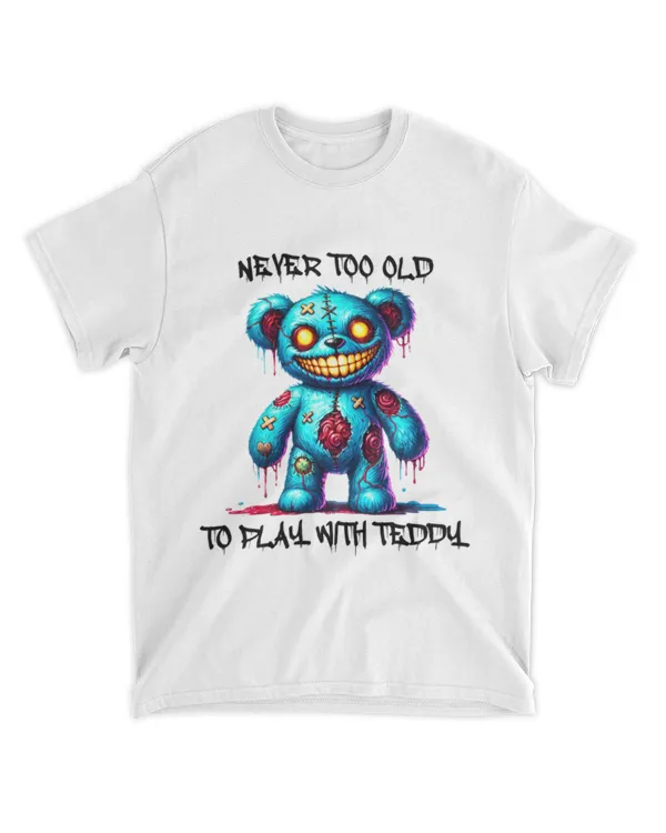 Never too old to play with Teddy