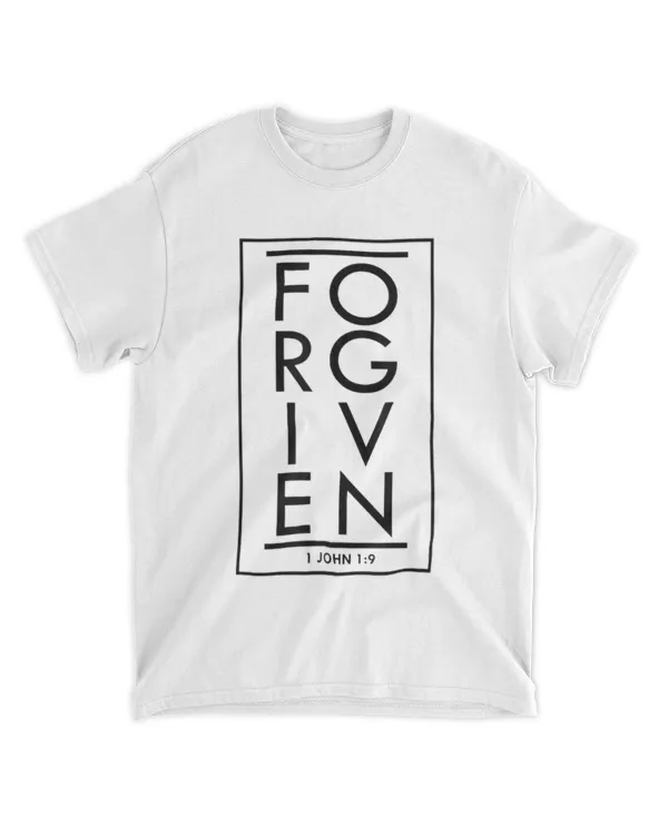 Forgiven 1 John 19 Bible Scripture Verse Christian