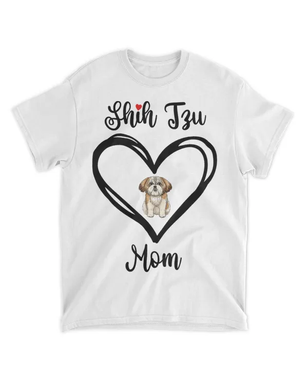 Shih Tzu Mama I Love My Shih Tzu Mom T-Shirt