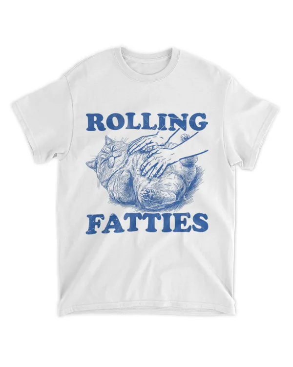 Rolling Fatties cat funny cute cat lover
