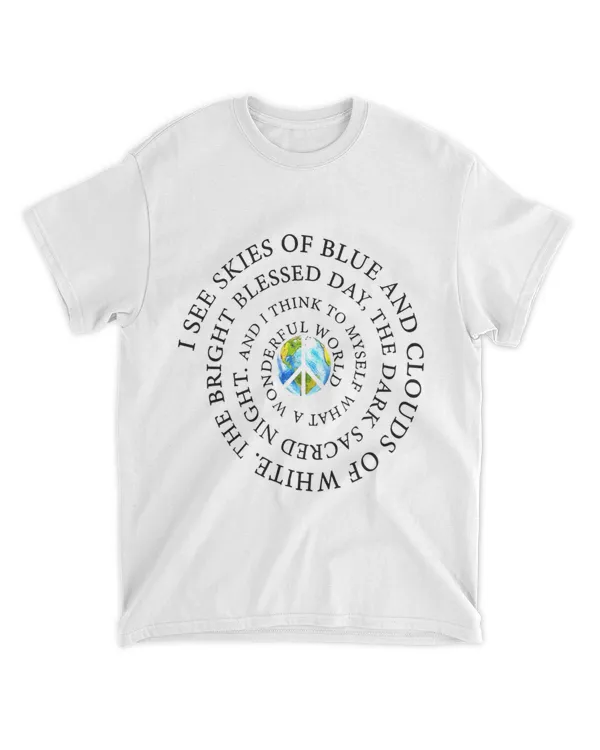 Hippie I See Skies Of Blue And Clouds 2