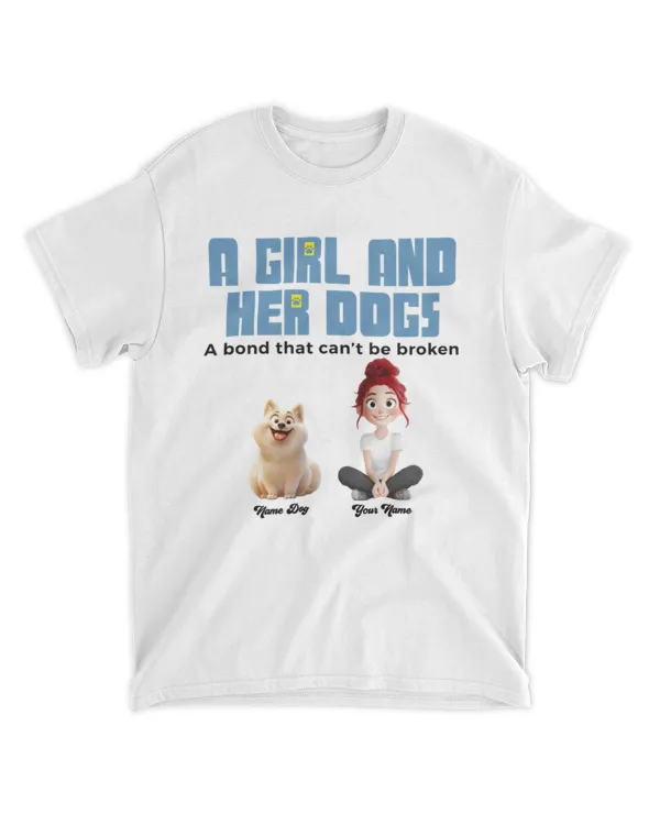 Unbreakable Bond With My Dogs- Personalized Shirt, Gifts For Dog Lovers, Gifts Idea For Dog Lovers