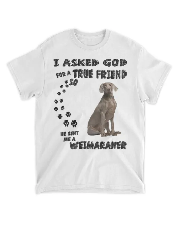 Weimaraner Quote Mom Weim Dad Costume, Cute Grey Hunting Dog T-Shirt
