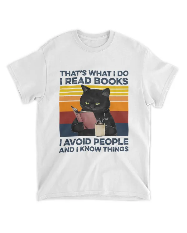 Miah861 That's What I Do I Read Books I Avoid People And I Know Things Cat